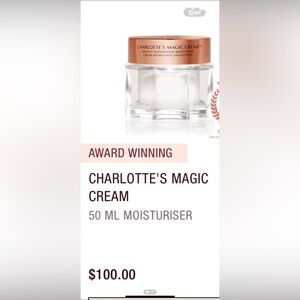 New Charlotte tilbury 50ml magic cream